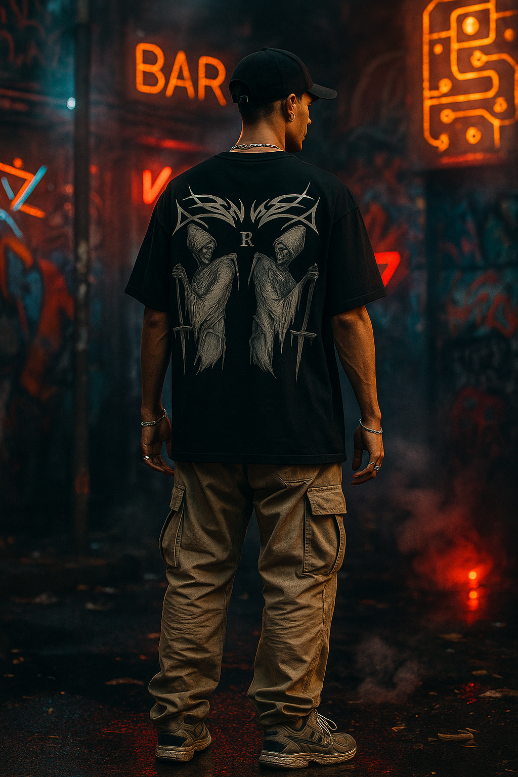 GURR THE GOD BUTCHER OVERSIZED T-SHIRT-UNISEX