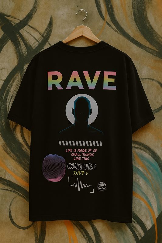 THE RAVE OVERISZED UNISEX T-SHIRT
