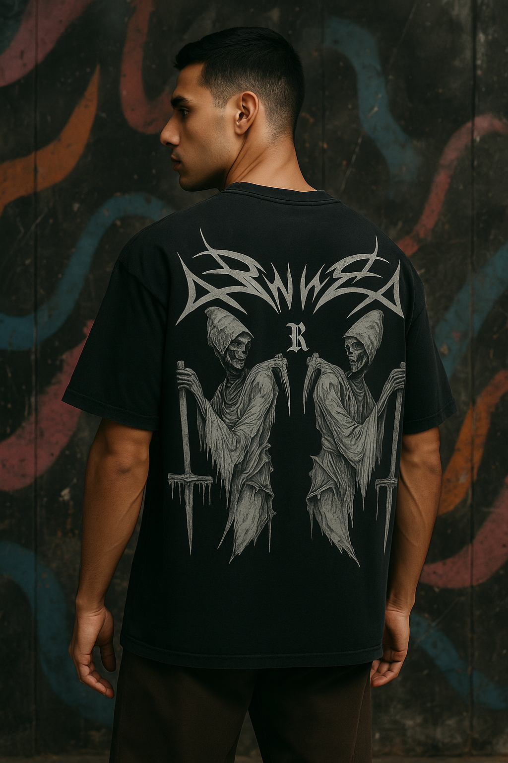 GURR THE GOD BUTCHER OVERSIZED T-SHIRT-UNISEX